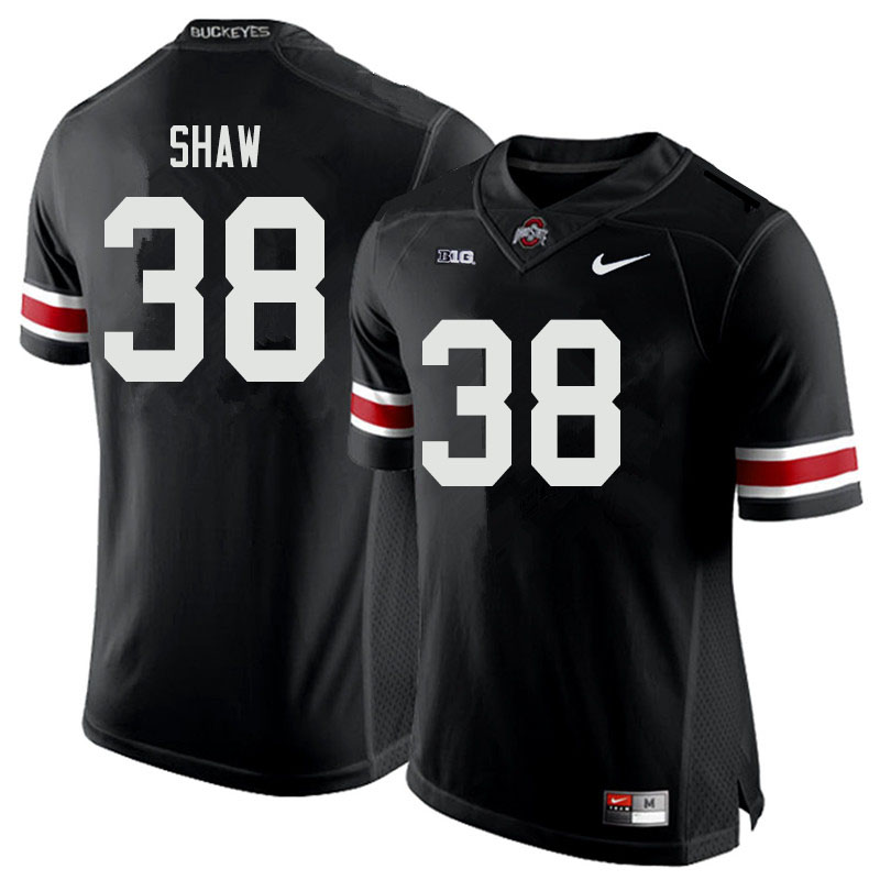 Ohio State Buckeyes #38 Bryson Shaw College Football Jerseys Sale-Black